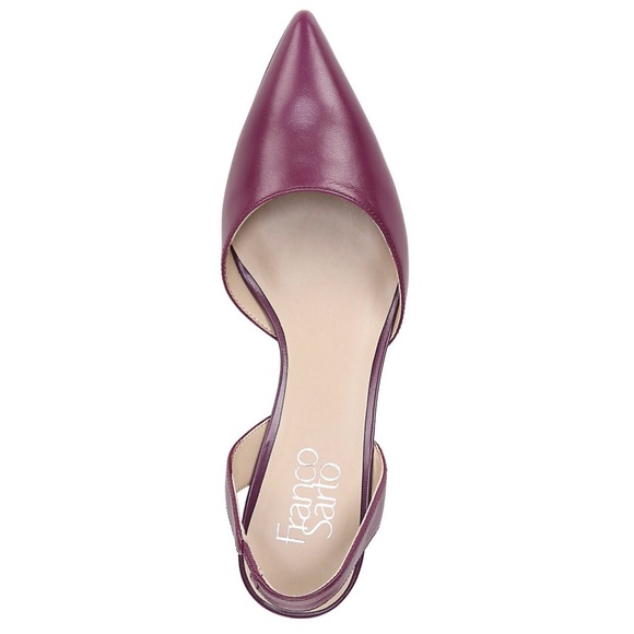 NEW Franco Sarto Tokyo Kitten Heel Leather Pumps - Picture 2 of 6